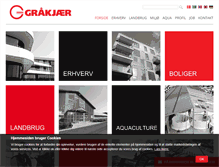 Tablet Screenshot of graakjaer.dk