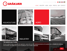Tablet Screenshot of graakjaer.com